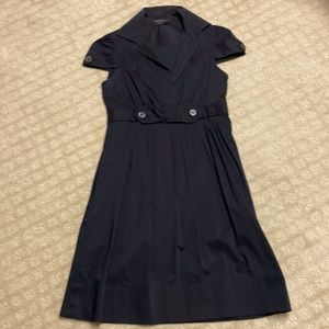 BCBG Maxazria XXS ladies black cotton dress .